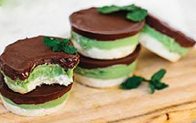 Choc Mint Avocado Slice