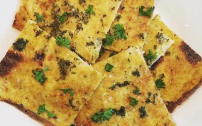 Mouth Watering Cauliflower Garlic Bread