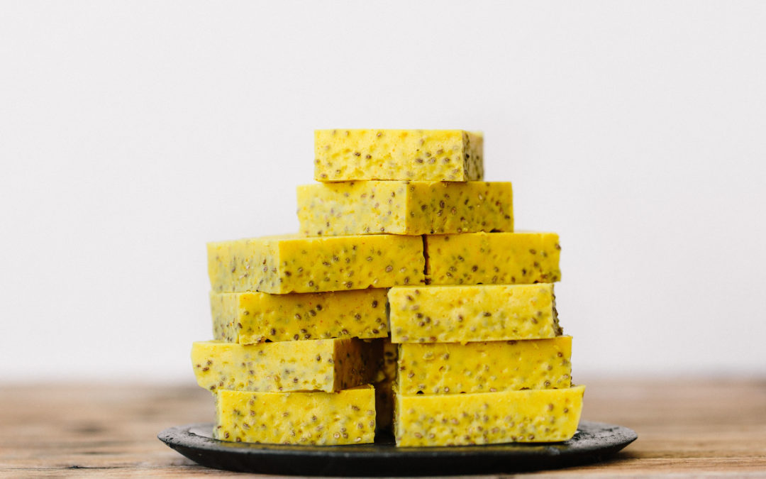 Honey & Tumeric Chia Jelly Squares