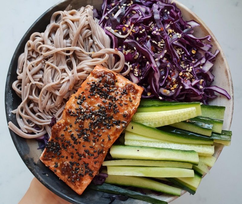 Miso Salmon & Buckwheat Noodles